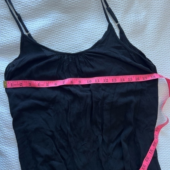 Elan Cover-Up Slip Sleeveless Scoop Neck Mini Dress Black Size M - Picture 13 of 14